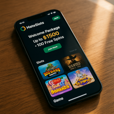 MateSlots Casino - Mobile Gaming Platform for Smartphones